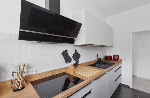 Markranstaedt Apartamento | Premium Apartment mit 3 Schlafzimmern, gemütlichen Wohnbereich, mit 2 WCs