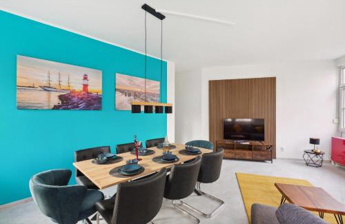 Markranstaedt Apartamento | Premium Apartment mit 3 Schlafzimmern, gemütlichen Wohnbereich, mit 2 WCs