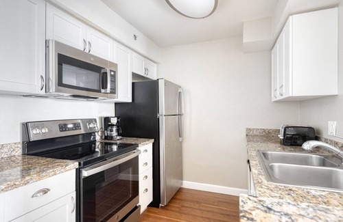 Cupertino Apartamento | Premium Cupertino 1BR w/ Gym, Pool & W/D, nr tech HQs, by Blueground