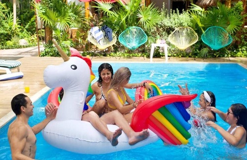 Colonia Adolfo Lopez Mateos Villa | V5 Villa Premium para 10 Personas en Centro de Cozumel