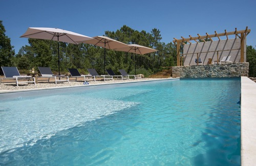 Payzac Cabaña | Bonita casa ecológica con piscina 4 personas