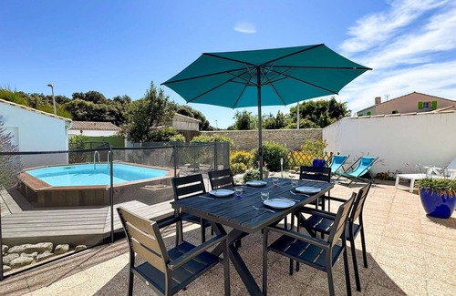 Rivedoux-Plage Casa | Pretty house with swimming pool, garden