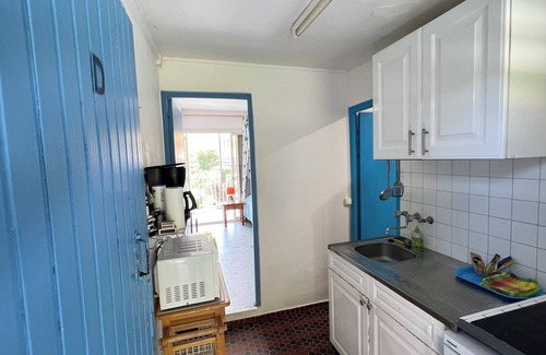 Pointe de la verdure Apartamento | Pretty studio between sea and town, quiet and close, garden, 3 min from beach