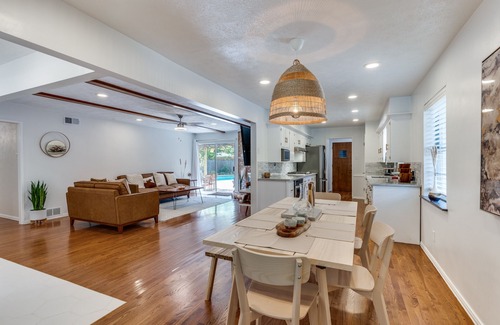 Lakewood Casa | Prime location chic 4BR home with charming pool and yard