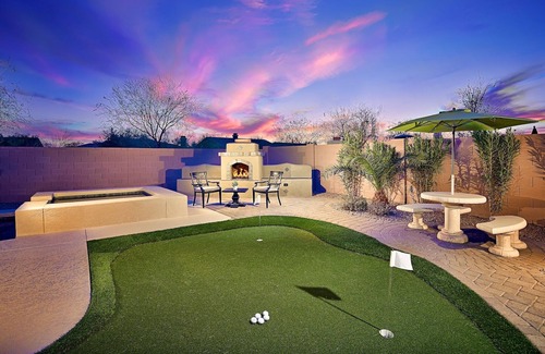 Desert View Casa | Venta flash, ahorre más ahora, piscina climatizada, jacuzzi, putting green, 2 master suites
