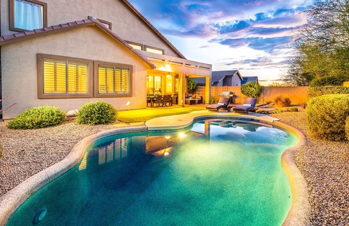 Carefree Crossing Casa | Listado nuevo, Piscina climatizada, Sala de juegos divertidos, Área principal, Servicio de conserjería, Más