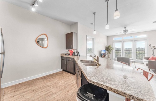 Windsor Park Apartamento | Prime SoCo 2BR King Suite w/ GymPickleballLaundry