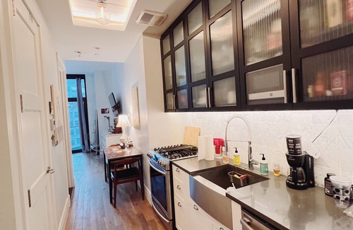 Hunters Point Apartamento | Pristine mini loft in luxury building in LIC