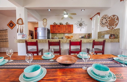 Akumal Condominio | Private and serene 3 bedroom townhome located on north end of Half Moon Bay!