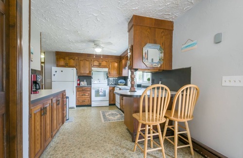 Buzzards Bay Casa | Private beach just steps off the back deck and amazing water views