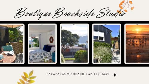 Paraparaumu Beach Apartamento | Private Beachside Studio with Courtyard and Sea view