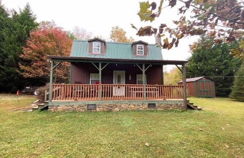 Barnardsville Cabina | Private Cabin: Mountain Views & Pond!🎣