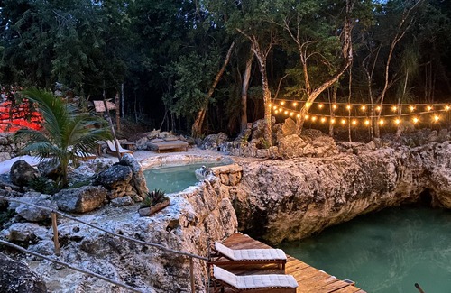 Soliman Bay Villa | Prívate Cenote 18 guests luxury jungle lodge