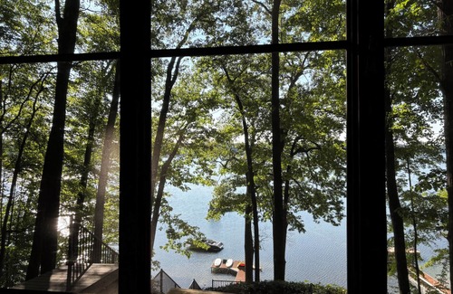 Pierson Cabaña | Private dock on large, spring-fed lake with kayaks