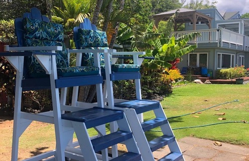 Kahana Casa | Private gated home with 300 Foot private beach front, beach toys and much more!