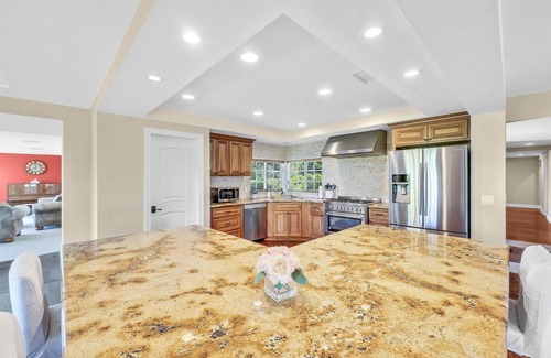 West Covina Casa | Private Hilltop Retreat · 180° City Light Views