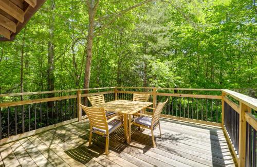 Vein Mountain Casa | Private Hot Tub and Deck! Secluded Marion Cabin