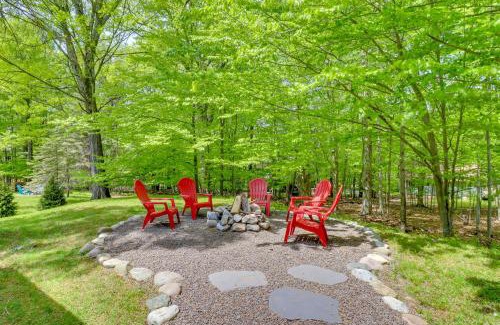 Locust Lake Village Casa | Private Hot Tub and Fire Pit Pocono Lake House!