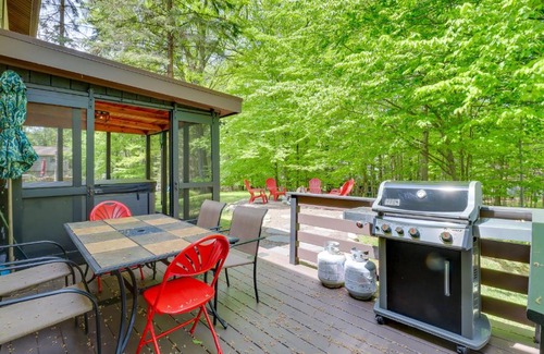 Locust Lake Village Casa | Private Hot Tub and Fire Pit Pocono Lake House!