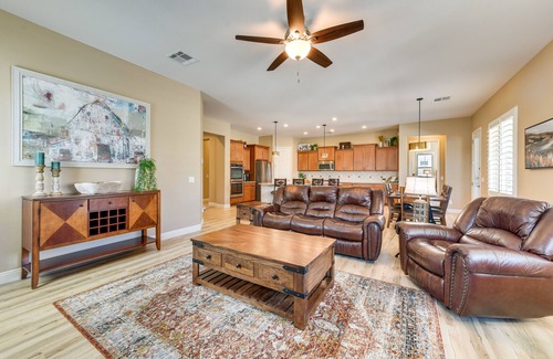 Hastings Farms Casa | Private Hot Tub: Queen Creek Vacation Rental!