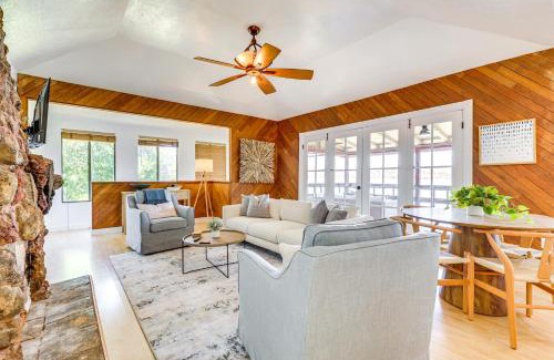 Clear Lake Casa | Private Hot Tub with Water Views Lower Lake Getaway
