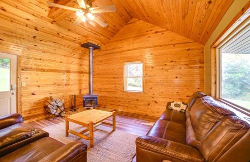 Clay Casa | Private Lake and Dock Log Cabin, 2 Mi to Clay!