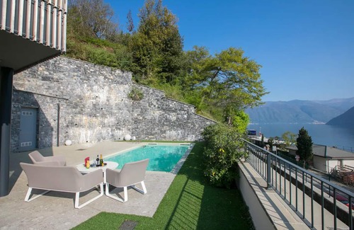 Laglio Villa | PRIVATE LIFT, TRIPLE GARAGE, DESIGNER COMO VILLA WITH PRIVATE POOL