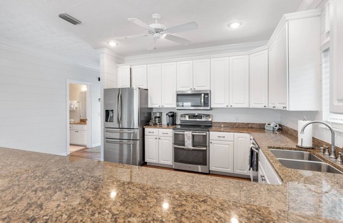 Panama City Beach Casa | Private Luxury Ocean Front 4BR/4BA Home PCB - Walk to Pier Park - Pet Friendly!