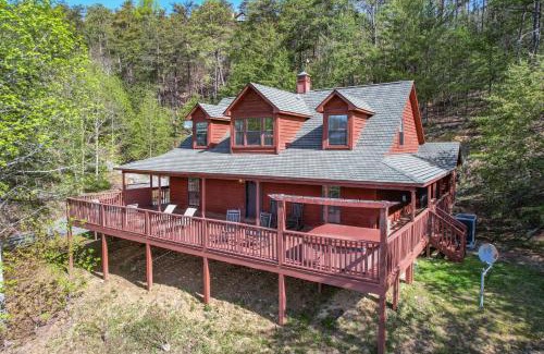 Gatlinburg - Pigeon Forge Casa | Private Mountain Cabin, hot tub escape in the Smokies, with THE view