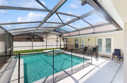 Orange Tree Casa | Private pool home with attached spa, screened lanai, & on-site tennis/pickleball