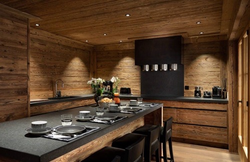 Saanenmöser Chalet De Esquí | Piscina privada y spa Chalet con impresionantes vistas