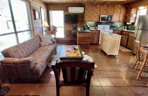 Pipe Creek Cabina | Private, redwood cabin with endless Hill Country views. Horse & dog friendly!