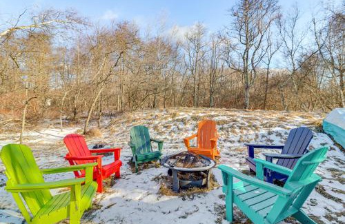Long Pond Casa | Private Spa, Fire Pit and Deck Poconos Home!