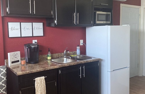 Tulare Casa | Private Studio with private entrance includes driveway parking space.