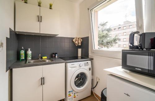 Saint Joseph/Mittelharth Apartamento | Proche centre et calme - cozy - parking privé en résidence