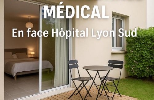 Pierre-Benite Apartamento | Proche Hôpital LyonSud Metro B Calme et WiFi