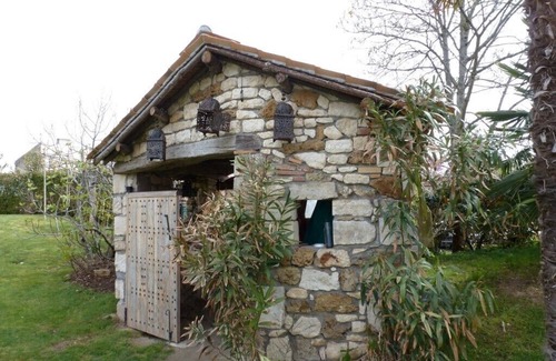 Fontenay-le-Comte Cabaña | PROMOCIÓN ANTICIPADA JULIO -10% - Cabaña de piedra inusual - Piscina, jardín y parque