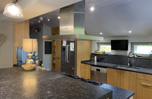 La Riviere-Saint-Sauveur Casa | 1 km de la casa de Honfleur con piscina privada climatizada, tenis, jacuzzi, pista de petanca