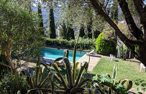 Auribeau-sur-Siagne Villa | Villa provenzal, jardín, piscina privada, gran vista