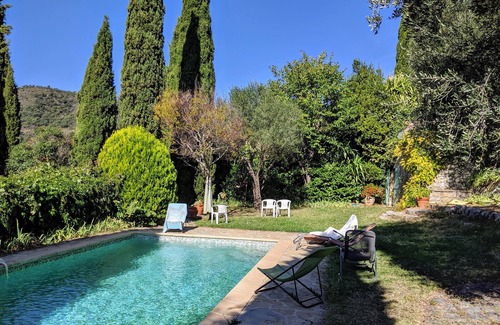 Auribeau-sur-Siagne Villa | Villa provenzal, jardín, piscina privada, gran vista