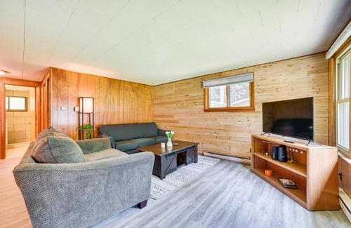Prudenville Casa | Prudenville Family Home with Game Room and Fire Pit!