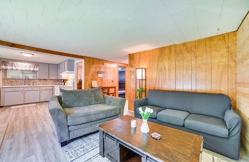 Prudenville Casa | Prudenville Family Home with Game Room and Fire Pit!