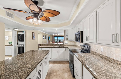 Sanibel Condominio | Penthouse remodelado de lujo frente al golfo + terraza privada -