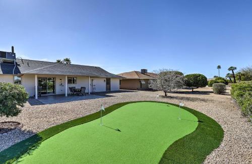 Sun City West Casa | Putting Green, Grill Home in Sun City West!