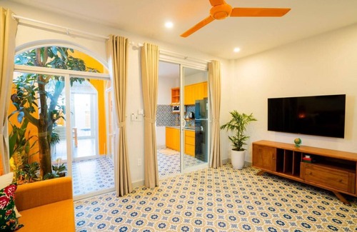 Cam Chau Casa | QCasa Mango - 3 bedroom villa with pool, kitchen, stunning view, work-desk, wifi