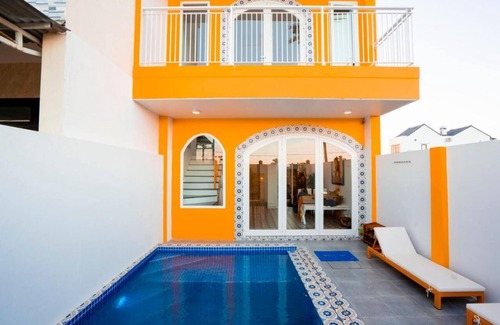 Cam Chau Casa | QCasa Mango - 3 bedroom villa with pool, kitchen, stunning view, work-desk, wifi