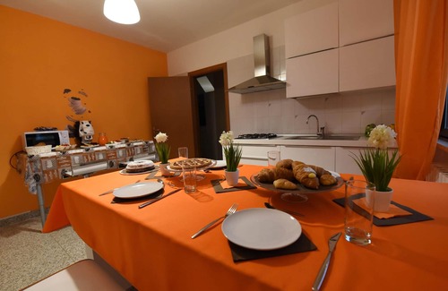 Matera Apartamento | Cuádruple-Familiar-Baño con ducha-Vista al Jardín