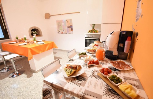 Matera Apartamento | Cuádruple-Familiar-Baño con ducha-Vista al Jardín