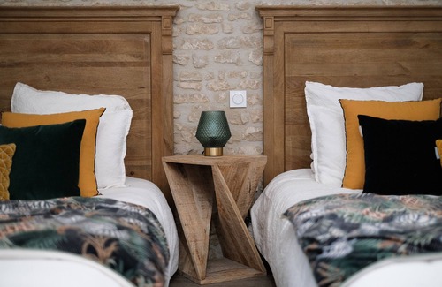 Le Fresne-Camilly Cama Y Desayuno | Triple-Superior-Habitación con desagüe-2ème étage