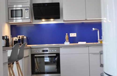 Eckernfoerde Apartamento | Quartier Hafenspitze Ferienwohnung "JungfernEcke"